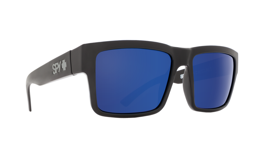 Spy Montana Shiney Black w/ blue mirror Polar